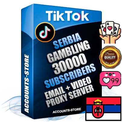 Professional Serbian PREMIUM TikTok accounts of manual registration and farming for the GAMBLING niche with high trust history profile photos and videos — fully themed and optimized for GAMBLING advertising and promotion — 30000 niche-related live active subscribers 2018–2022 registration years Verified Email (included) + Cookie JSON for secure import and login to the account + User Agent + high-quality content filling (profile photo banner and videos). Fully ready for targeted campaigns and ad launches from any country. Perfectly holds ads without bans. Ideal for any earning schemes affiliate promotions and marketing projects. Quality unlimited IPv4 proxy server included. Professional Serbian PREMIUM TikTok accounts of manual registration and farming for the GAMBLING niche with high trust history profile photos and videos — fully themed and optimized for GAMBLING advertising and promotion — 30000 niche-related live active subscribers 2018–2022 registration years Verified Email (included) + Cookie JSON for secure import and login to the account + User Agent + high-quality content filling (profile photo banner and videos). Fully ready for targeted campaigns and ad launches from any country. Perfectly holds ads without bans. Ideal for any earning schemes affiliate promotions and marketing projects. Quality unlimited IPv4 proxy server included.
