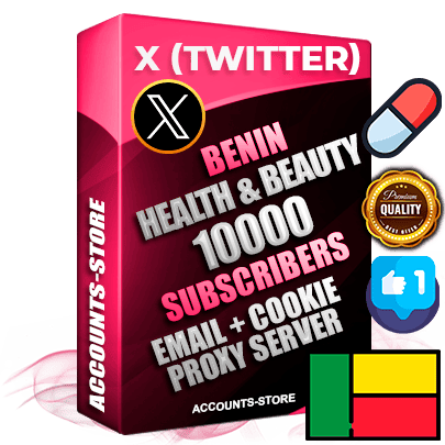 Professional Beninese PREMIUM X (Twitter) accounts of manual registration and farming for the HEALTH & BEAUTY niche with high trust history photos and tweets — fully themed and optimized for HEALTH & BEAUTY advertising and promotion — 10000 niche-related live active followers 2009–2014 registration year Verified Email (Included) + Cookie JSON for secure import and login to the account + User Agent + High-quality filling (Photo Header Posts). Fully ready for targeted campaigns and ad launches from any country. Perfectly hold ads without bans. Ideal for any earning schemes affiliate promotions and marketing projects. Quality unlimited IPv4 proxy server included.