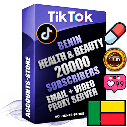 Professional Beninese PREMIUM TikTok accounts of manual registration and farming for the HEALTH & BEAUTY niche with high trust history profile photos and videos — fully themed and optimized for HEALTH & BEAUTY advertising and promotion — 20000 niche-related live active subscribers 2018–2022 registration years Verified Email (included) + Cookie JSON for secure import and login to the account + User Agent + high-quality content filling (profile photo banner and videos). Fully ready for targeted campaigns and ad launches from any country. Perfectly holds ads without bans. Ideal for any earning schemes affiliate promotions and marketing projects. Quality unlimited IPv4 proxy server included.