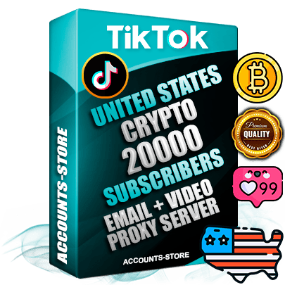 Professional American PREMIUM TikTok accounts of manual registration and farming for the CRYPTO niche with high trust history profile photos and videos — fully themed and optimized for CRYPTO advertising and promotion — 20000 niche-related live active subscribers 2018–2022 registration years Verified Email (included) + Cookie JSON for secure import and login to the account + User Agent + high-quality content filling (profile photo banner and videos). Fully ready for targeted campaigns and ad launches from any country. Perfectly holds ads without bans. Ideal for any earning schemes affiliate promotions and marketing projects. Quality unlimited IPv4 proxy server included.