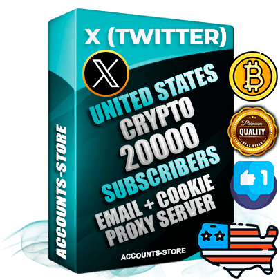 Professional American PREMIUM X (Twitter) accounts of manual registration and farming for the CRYPTO niche with high trust history photos and tweets — fully themed and optimized for CRYPTO advertising and promotion — 20000 niche-related live active followers 2009–2014 registration year Verified Email (Included) + Cookie JSON for secure import and login to the account + User Agent + High-quality filling (Photo Header Posts). Fully ready for targeted campaigns and ad launches from any country. Perfectly hold ads without bans. Ideal for any earning schemes affiliate promotions and marketing projects. Quality unlimited IPv4 proxy server included.