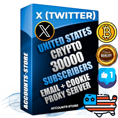 Professional American PREMIUM X (Twitter) accounts of manual registration and farming for the CRYPTO niche with high trust history photos and tweets — fully themed and optimized for CRYPTO advertising and promotion — 30000 niche-related live active followers 2009–2014 registration year Verified Email (Included) + Cookie JSON for secure import and login to the account + User Agent + High-quality filling (Photo Header Posts). Fully ready for targeted campaigns and ad launches from any country. Perfectly hold ads without bans. Ideal for any earning schemes affiliate promotions and marketing projects. Quality unlimited IPv4 proxy server included.
