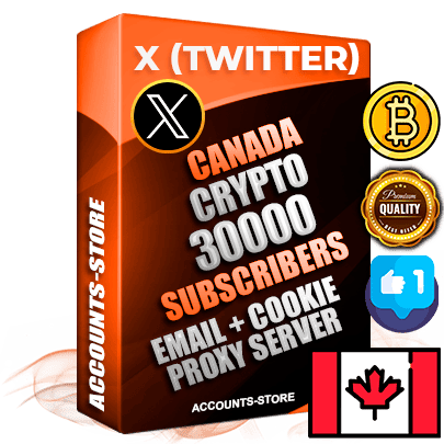 Professional Canadian PREMIUM X (Twitter) accounts of manual registration and farming for the CRYPTO niche with high trust history photos and tweets — fully themed and optimized for CRYPTO advertising and promotion — 30000 niche-related live active followers 2009–2014 registration year Verified Email (Included) + Cookie JSON for secure import and login to the account + User Agent + High-quality filling (Photo Header Posts). Fully ready for targeted campaigns and ad launches from any country. Perfectly hold ads without bans. Ideal for any earning schemes affiliate promotions and marketing projects. Quality unlimited IPv4 proxy server included. Professional Canadian PREMIUM X (Twitter) accounts of manual registration and farming for the CRYPTO niche with high trust history photos and tweets — fully themed and optimized for CRYPTO advertising and promotion — 30000 niche-related live active followers 2009–2014 registration year Verified Email (Included) + Cookie JSON for secure import and login to the account + User Agent + High-quality filling (Photo Header Posts). Fully ready for targeted campaigns and ad launches from any country. Perfectly hold ads without bans. Ideal for any earning schemes affiliate promotions and marketing projects. Quality unlimited IPv4 proxy server included.