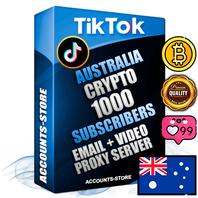 Professional Australian PREMIUM TikTok accounts of manual registration and farming for the CRYPTO niche with high trust history profile photos and videos — fully themed and optimized for CRYPTO advertising and promotion — 1000 niche-related live active subscribers 2018–2022 registration years Verified Email (included) + Cookie JSON for secure import and login to the account + User Agent + high-quality content filling (profile photo banner and videos). Fully ready for targeted campaigns and ad launches from any country. Perfectly holds ads without bans. Ideal for any earning schemes affiliate promotions and marketing projects. Quality unlimited IPv4 proxy server included. Professional Australian PREMIUM TikTok accounts of manual registration and farming for the CRYPTO niche with high trust history profile photos and videos — fully themed and optimized for CRYPTO advertising and promotion — 1000 niche-related live active subscribers 2018–2022 registration years Verified Email (included) + Cookie JSON for secure import and login to the account + User Agent + high-quality content filling (profile photo banner and videos). Fully ready for targeted campaigns and ad launches from any country. Perfectly holds ads without bans. Ideal for any earning schemes affiliate promotions and marketing projects. Quality unlimited IPv4 proxy server included.