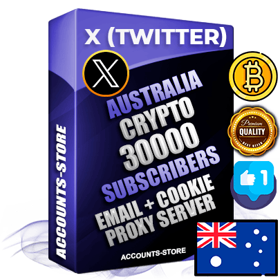 Professional Australian PREMIUM X (Twitter) accounts of manual registration and farming for the CRYPTO niche with high trust history photos and tweets — fully themed and optimized for CRYPTO advertising and promotion — 30000 niche-related live active followers 2009–2014 registration year Verified Email (Included) + Cookie JSON for secure import and login to the account + User Agent + High-quality filling (Photo Header Posts). Fully ready for targeted campaigns and ad launches from any country. Perfectly hold ads without bans. Ideal for any earning schemes affiliate promotions and marketing projects. Quality unlimited IPv4 proxy server included.
