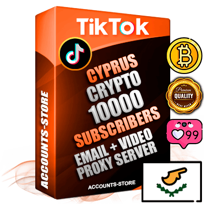 Professional Cyprus PREMIUM TikTok accounts of manual registration and farming for the CRYPTO niche with high trust history profile photos and videos — fully themed and optimized for CRYPTO advertising and promotion — 10000 niche-related live active subscribers 2018–2022 registration years Verified Email (included) + Cookie JSON for secure import and login to the account + User Agent + high-quality content filling (profile photo banner and videos). Fully ready for targeted campaigns and ad launches from any country. Perfectly holds ads without bans. Ideal for any earning schemes affiliate promotions and marketing projects. Quality unlimited IPv4 proxy server included.