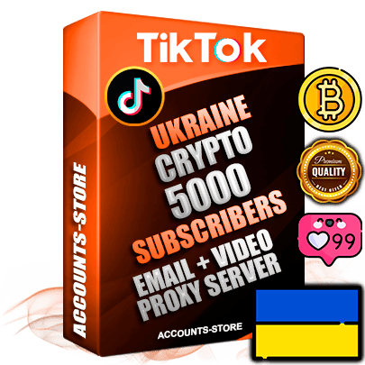Professional Ukrainian PREMIUM TikTok accounts of manual registration and farming for the CRYPTO niche with high trust history profile photos and videos — fully themed and optimized for CRYPTO advertising and promotion — 5000 niche-related live active subscribers 2018–2022 registration years Verified Email (included) + Cookie JSON for secure import and login to the account + User Agent + high-quality content filling (profile photo banner and videos). Fully ready for targeted campaigns and ad launches from any country. Perfectly holds ads without bans. Ideal for any earning schemes affiliate promotions and marketing projects. Quality unlimited IPv4 proxy server included. Professional Ukrainian PREMIUM TikTok accounts of manual registration and farming for the CRYPTO niche with high trust history profile photos and videos — fully themed and optimized for CRYPTO advertising and promotion — 5000 niche-related live active subscribers 2018–2022 registration years Verified Email (included) + Cookie JSON for secure import and login to the account + User Agent + high-quality content filling (profile photo banner and videos). Fully ready for targeted campaigns and ad launches from any country. Perfectly holds ads without bans. Ideal for any earning schemes affiliate promotions and marketing projects. Quality unlimited IPv4 proxy server included.