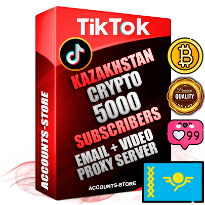 Professional Kazakh PREMIUM TikTok accounts of manual registration and farming for the CRYPTO niche with high trust history profile photos and videos — fully themed and optimized for CRYPTO advertising and promotion — 5000 niche-related live active subscribers 2018–2022 registration years Verified Email (included) + Cookie JSON for secure import and login to the account + User Agent + high-quality content filling (profile photo banner and videos). Fully ready for targeted campaigns and ad launches from any country. Perfectly holds ads without bans. Ideal for any earning schemes affiliate promotions and marketing projects. Quality unlimited IPv4 proxy server included.