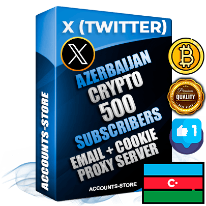 Professional Azerbaijani PREMIUM X (Twitter) accounts of manual registration and farming for the CRYPTO niche with high trust history photos and tweets — fully themed and optimized for CRYPTO advertising and promotion — 500 niche-related live active followers 2009–2014 registration year Verified Email (Included) + Cookie JSON for secure import and login to the account + User Agent + High-quality filling (Photo Header Posts). Fully ready for targeted campaigns and ad launches from any country. Perfectly hold ads without bans. Ideal for any earning schemes affiliate promotions and marketing projects. Quality unlimited IPv4 proxy server included. Professional Azerbaijani PREMIUM X (Twitter) accounts of manual registration and farming for the CRYPTO niche with high trust history photos and tweets — fully themed and optimized for CRYPTO advertising and promotion — 500 niche-related live active followers 2009–2014 registration year Verified Email (Included) + Cookie JSON for secure import and login to the account + User Agent + High-quality filling (Photo Header Posts). Fully ready for targeted campaigns and ad launches from any country. Perfectly hold ads without bans. Ideal for any earning schemes affiliate promotions and marketing projects. Quality unlimited IPv4 proxy server included.