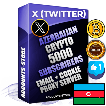 Professional Azerbaijani PREMIUM X (Twitter) accounts of manual registration and farming for the CRYPTO niche with high trust history photos and tweets — fully themed and optimized for CRYPTO advertising and promotion — 5000 niche-related live active followers 2009–2014 registration year Verified Email (Included) + Cookie JSON for secure import and login to the account + User Agent + High-quality filling (Photo Header Posts). Fully ready for targeted campaigns and ad launches from any country. Perfectly hold ads without bans. Ideal for any earning schemes affiliate promotions and marketing projects. Quality unlimited IPv4 proxy server included. Professional Azerbaijani PREMIUM X (Twitter) accounts of manual registration and farming for the CRYPTO niche with high trust history photos and tweets — fully themed and optimized for CRYPTO advertising and promotion — 5000 niche-related live active followers 2009–2014 registration year Verified Email (Included) + Cookie JSON for secure import and login to the account + User Agent + High-quality filling (Photo Header Posts). Fully ready for targeted campaigns and ad launches from any country. Perfectly hold ads without bans. Ideal for any earning schemes affiliate promotions and marketing projects. Quality unlimited IPv4 proxy server included.