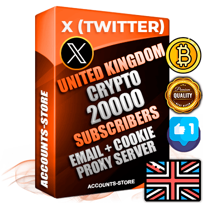 Professional English PREMIUM X (Twitter) accounts of manual registration and farming for the CRYPTO niche with high trust history photos and tweets — fully themed and optimized for CRYPTO advertising and promotion — 20000 niche-related live active followers 2009–2014 registration year Verified Email (Included) + Cookie JSON for secure import and login to the account + User Agent + High-quality filling (Photo Header Posts). Fully ready for targeted campaigns and ad launches from any country. Perfectly hold ads without bans. Ideal for any earning schemes affiliate promotions and marketing projects. Quality unlimited IPv4 proxy server included. Professional English PREMIUM X (Twitter) accounts of manual registration and farming for the CRYPTO niche with high trust history photos and tweets — fully themed and optimized for CRYPTO advertising and promotion — 20000 niche-related live active followers 2009–2014 registration year Verified Email (Included) + Cookie JSON for secure import and login to the account + User Agent + High-quality filling (Photo Header Posts). Fully ready for targeted campaigns and ad launches from any country. Perfectly hold ads without bans. Ideal for any earning schemes affiliate promotions and marketing projects. Quality unlimited IPv4 proxy server included.