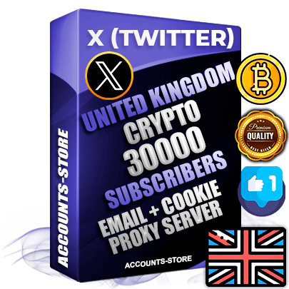 Professional English PREMIUM X (Twitter) accounts of manual registration and farming for the CRYPTO niche with high trust history photos and tweets — fully themed and optimized for CRYPTO advertising and promotion — 30000 niche-related live active followers 2009–2014 registration year Verified Email (Included) + Cookie JSON for secure import and login to the account + User Agent + High-quality filling (Photo Header Posts). Fully ready for targeted campaigns and ad launches from any country. Perfectly hold ads without bans. Ideal for any earning schemes affiliate promotions and marketing projects. Quality unlimited IPv4 proxy server included. Professional English PREMIUM X (Twitter) accounts of manual registration and farming for the CRYPTO niche with high trust history photos and tweets — fully themed and optimized for CRYPTO advertising and promotion — 30000 niche-related live active followers 2009–2014 registration year Verified Email (Included) + Cookie JSON for secure import and login to the account + User Agent + High-quality filling (Photo Header Posts). Fully ready for targeted campaigns and ad launches from any country. Perfectly hold ads without bans. Ideal for any earning schemes affiliate promotions and marketing projects. Quality unlimited IPv4 proxy server included.