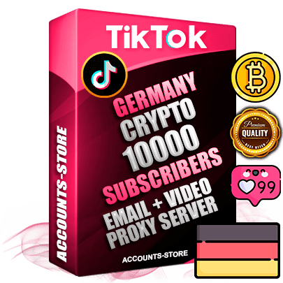 Professional German PREMIUM TikTok accounts of manual registration and farming for the CRYPTO niche with high trust history profile photos and videos — fully themed and optimized for CRYPTO advertising and promotion — 10000 niche-related live active subscribers 2018–2022 registration years Verified Email (included) + Cookie JSON for secure import and login to the account + User Agent + high-quality content filling (profile photo banner and videos). Fully ready for targeted campaigns and ad launches from any country. Perfectly holds ads without bans. Ideal for any earning schemes affiliate promotions and marketing projects. Quality unlimited IPv4 proxy server included. Professional German PREMIUM TikTok accounts of manual registration and farming for the CRYPTO niche with high trust history profile photos and videos — fully themed and optimized for CRYPTO advertising and promotion — 10000 niche-related live active subscribers 2018–2022 registration years Verified Email (included) + Cookie JSON for secure import and login to the account + User Agent + high-quality content filling (profile photo banner and videos). Fully ready for targeted campaigns and ad launches from any country. Perfectly holds ads without bans. Ideal for any earning schemes affiliate promotions and marketing projects. Quality unlimited IPv4 proxy server included.