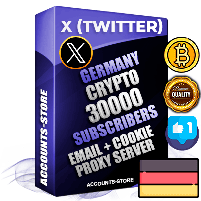 Professional German PREMIUM X (Twitter) accounts of manual registration and farming for the CRYPTO niche with high trust history photos and tweets — fully themed and optimized for CRYPTO advertising and promotion — 30000 niche-related live active followers 2009–2014 registration year Verified Email (Included) + Cookie JSON for secure import and login to the account + User Agent + High-quality filling (Photo Header Posts). Fully ready for targeted campaigns and ad launches from any country. Perfectly hold ads without bans. Ideal for any earning schemes affiliate promotions and marketing projects. Quality unlimited IPv4 proxy server included.