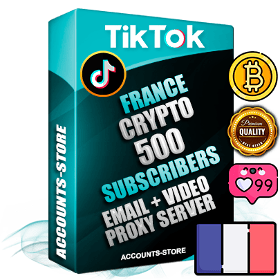 Professional French PREMIUM TikTok accounts of manual registration and farming for the CRYPTO niche with high trust history profile photos and videos — fully themed and optimized for CRYPTO advertising and promotion — 500 niche-related live active subscribers 2018–2022 registration years Verified Email (included) + Cookie JSON for secure import and login to the account + User Agent + high-quality content filling (profile photo banner and videos). Fully ready for targeted campaigns and ad launches from any country. Perfectly holds ads without bans. Ideal for any earning schemes affiliate promotions and marketing projects. Quality unlimited IPv4 proxy server included. Professional French PREMIUM TikTok accounts of manual registration and farming for the CRYPTO niche with high trust history profile photos and videos — fully themed and optimized for CRYPTO advertising and promotion — 500 niche-related live active subscribers 2018–2022 registration years Verified Email (included) + Cookie JSON for secure import and login to the account + User Agent + high-quality content filling (profile photo banner and videos). Fully ready for targeted campaigns and ad launches from any country. Perfectly holds ads without bans. Ideal for any earning schemes affiliate promotions and marketing projects. Quality unlimited IPv4 proxy server included.