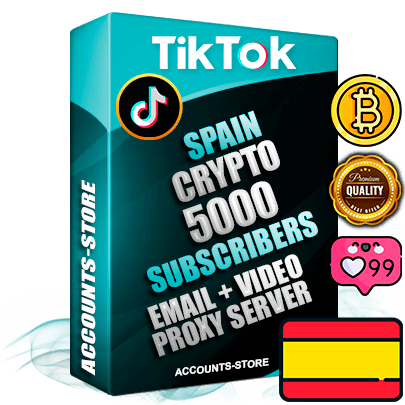 Professional Spanish PREMIUM TikTok accounts of manual registration and farming for the CRYPTO niche with high trust history profile photos and videos — fully themed and optimized for CRYPTO advertising and promotion — 5000 niche-related live active subscribers 2018–2022 registration years Verified Email (included) + Cookie JSON for secure import and login to the account + User Agent + high-quality content filling (profile photo banner and videos). Fully ready for targeted campaigns and ad launches from any country. Perfectly holds ads without bans. Ideal for any earning schemes affiliate promotions and marketing projects. Quality unlimited IPv4 proxy server included. Professional Spanish PREMIUM TikTok accounts of manual registration and farming for the CRYPTO niche with high trust history profile photos and videos — fully themed and optimized for CRYPTO advertising and promotion — 5000 niche-related live active subscribers 2018–2022 registration years Verified Email (included) + Cookie JSON for secure import and login to the account + User Agent + high-quality content filling (profile photo banner and videos). Fully ready for targeted campaigns and ad launches from any country. Perfectly holds ads without bans. Ideal for any earning schemes affiliate promotions and marketing projects. Quality unlimited IPv4 proxy server included.