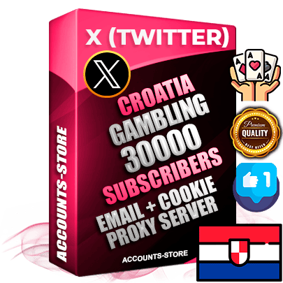 Professional Croatian PREMIUM X (Twitter) accounts of manual registration and farming for the GAMBLING niche with high trust history photos and tweets — fully themed and optimized for GAMBLING advertising and promotion — 30000 niche-related live active followers 2009–2014 registration year Verified Email (Included) + Cookie JSON for secure import and login to the account + User Agent + High-quality filling (Photo Header Posts). Fully ready for targeted campaigns and ad launches from any country. Perfectly hold ads without bans. Ideal for any earning schemes affiliate promotions and marketing projects. Quality unlimited IPv4 proxy server included. Professional Croatian PREMIUM X (Twitter) accounts of manual registration and farming for the GAMBLING niche with high trust history photos and tweets — fully themed and optimized for GAMBLING advertising and promotion — 30000 niche-related live active followers 2009–2014 registration year Verified Email (Included) + Cookie JSON for secure import and login to the account + User Agent + High-quality filling (Photo Header Posts). Fully ready for targeted campaigns and ad launches from any country. Perfectly hold ads without bans. Ideal for any earning schemes affiliate promotions and marketing projects. Quality unlimited IPv4 proxy server included.