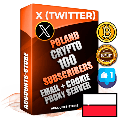 Professional Polish PREMIUM X (Twitter) accounts of manual registration and farming for the CRYPTO niche with high trust history photos and tweets — fully themed and optimized for CRYPTO advertising and promotion — 100 niche-related live active followers 2009–2014 registration year Verified Email (Included) + Cookie JSON for secure import and login to the account + User Agent + High-quality filling (Photo Header Posts). Fully ready for targeted campaigns and ad launches from any country. Perfectly hold ads without bans. Ideal for any earning schemes affiliate promotions and marketing projects. Quality unlimited IPv4 proxy server included.