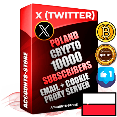 Professional Polish PREMIUM X (Twitter) accounts of manual registration and farming for the CRYPTO niche with high trust history photos and tweets — fully themed and optimized for CRYPTO advertising and promotion — 10000 niche-related live active followers 2009–2014 registration year Verified Email (Included) + Cookie JSON for secure import and login to the account + User Agent + High-quality filling (Photo Header Posts). Fully ready for targeted campaigns and ad launches from any country. Perfectly hold ads without bans. Ideal for any earning schemes affiliate promotions and marketing projects. Quality unlimited IPv4 proxy server included. Professional Polish PREMIUM X (Twitter) accounts of manual registration and farming for the CRYPTO niche with high trust history photos and tweets — fully themed and optimized for CRYPTO advertising and promotion — 10000 niche-related live active followers 2009–2014 registration year Verified Email (Included) + Cookie JSON for secure import and login to the account + User Agent + High-quality filling (Photo Header Posts). Fully ready for targeted campaigns and ad launches from any country. Perfectly hold ads without bans. Ideal for any earning schemes affiliate promotions and marketing projects. Quality unlimited IPv4 proxy server included.