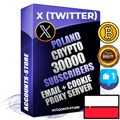 Professional Polish PREMIUM X (Twitter) accounts of manual registration and farming for the CRYPTO niche with high trust history photos and tweets — fully themed and optimized for CRYPTO advertising and promotion — 30000 niche-related live active followers 2009–2014 registration year Verified Email (Included) + Cookie JSON for secure import and login to the account + User Agent + High-quality filling (Photo Header Posts). Fully ready for targeted campaigns and ad launches from any country. Perfectly hold ads without bans. Ideal for any earning schemes affiliate promotions and marketing projects. Quality unlimited IPv4 proxy server included. Professional Polish PREMIUM X (Twitter) accounts of manual registration and farming for the CRYPTO niche with high trust history photos and tweets — fully themed and optimized for CRYPTO advertising and promotion — 30000 niche-related live active followers 2009–2014 registration year Verified Email (Included) + Cookie JSON for secure import and login to the account + User Agent + High-quality filling (Photo Header Posts). Fully ready for targeted campaigns and ad launches from any country. Perfectly hold ads without bans. Ideal for any earning schemes affiliate promotions and marketing projects. Quality unlimited IPv4 proxy server included.