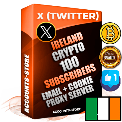 Professional Irish PREMIUM X (Twitter) accounts of manual registration and farming for the CRYPTO niche with high trust history photos and tweets — fully themed and optimized for CRYPTO advertising and promotion — 100 niche-related live active followers 2009–2014 registration year Verified Email (Included) + Cookie JSON for secure import and login to the account + User Agent + High-quality filling (Photo Header Posts). Fully ready for targeted campaigns and ad launches from any country. Perfectly hold ads without bans. Ideal for any earning schemes affiliate promotions and marketing projects. Quality unlimited IPv4 proxy server included. Professional Irish PREMIUM X (Twitter) accounts of manual registration and farming for the CRYPTO niche with high trust history photos and tweets — fully themed and optimized for CRYPTO advertising and promotion — 100 niche-related live active followers 2009–2014 registration year Verified Email (Included) + Cookie JSON for secure import and login to the account + User Agent + High-quality filling (Photo Header Posts). Fully ready for targeted campaigns and ad launches from any country. Perfectly hold ads without bans. Ideal for any earning schemes affiliate promotions and marketing projects. Quality unlimited IPv4 proxy server included.