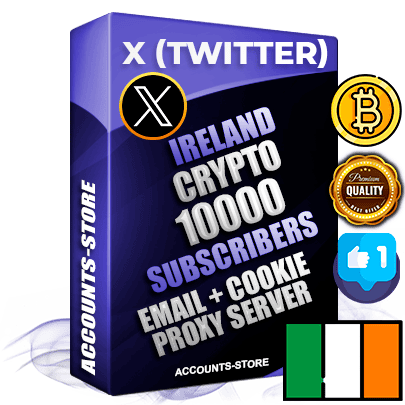 Professional Irish PREMIUM X (Twitter) accounts of manual registration and farming for the CRYPTO niche with high trust history photos and tweets — fully themed and optimized for CRYPTO advertising and promotion — 10000 niche-related live active followers 2009–2014 registration year Verified Email (Included) + Cookie JSON for secure import and login to the account + User Agent + High-quality filling (Photo Header Posts). Fully ready for targeted campaigns and ad launches from any country. Perfectly hold ads without bans. Ideal for any earning schemes affiliate promotions and marketing projects. Quality unlimited IPv4 proxy server included. Professional Irish PREMIUM X (Twitter) accounts of manual registration and farming for the CRYPTO niche with high trust history photos and tweets — fully themed and optimized for CRYPTO advertising and promotion — 10000 niche-related live active followers 2009–2014 registration year Verified Email (Included) + Cookie JSON for secure import and login to the account + User Agent + High-quality filling (Photo Header Posts). Fully ready for targeted campaigns and ad launches from any country. Perfectly hold ads without bans. Ideal for any earning schemes affiliate promotions and marketing projects. Quality unlimited IPv4 proxy server included.