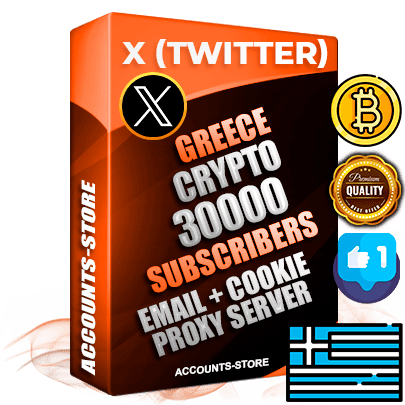 Professional Greek PREMIUM X (Twitter) accounts of manual registration and farming for the CRYPTO niche with high trust history photos and tweets — fully themed and optimized for CRYPTO advertising and promotion — 30000 niche-related live active followers 2009–2014 registration year Verified Email (Included) + Cookie JSON for secure import and login to the account + User Agent + High-quality filling (Photo Header Posts). Fully ready for targeted campaigns and ad launches from any country. Perfectly hold ads without bans. Ideal for any earning schemes affiliate promotions and marketing projects. Quality unlimited IPv4 proxy server included. Professional Greek PREMIUM X (Twitter) accounts of manual registration and farming for the CRYPTO niche with high trust history photos and tweets — fully themed and optimized for CRYPTO advertising and promotion — 30000 niche-related live active followers 2009–2014 registration year Verified Email (Included) + Cookie JSON for secure import and login to the account + User Agent + High-quality filling (Photo Header Posts). Fully ready for targeted campaigns and ad launches from any country. Perfectly hold ads without bans. Ideal for any earning schemes affiliate promotions and marketing projects. Quality unlimited IPv4 proxy server included.
