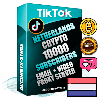 Professional Dutch PREMIUM TikTok accounts of manual registration and farming for the CRYPTO niche with high trust history profile photos and videos — fully themed and optimized for CRYPTO advertising and promotion — 10000 niche-related live active subscribers 2018–2022 registration years Verified Email (included) + Cookie JSON for secure import and login to the account + User Agent + high-quality content filling (profile photo banner and videos). Fully ready for targeted campaigns and ad launches from any country. Perfectly holds ads without bans. Ideal for any earning schemes affiliate promotions and marketing projects. Quality unlimited IPv4 proxy server included.