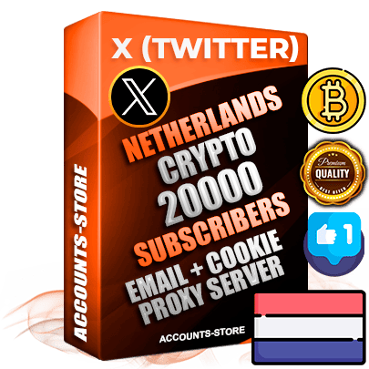 Professional Dutch PREMIUM X (Twitter) accounts of manual registration and farming for the CRYPTO niche with high trust history photos and tweets — fully themed and optimized for CRYPTO advertising and promotion — 20000 niche-related live active followers 2009–2014 registration year Verified Email (Included) + Cookie JSON for secure import and login to the account + User Agent + High-quality filling (Photo Header Posts). Fully ready for targeted campaigns and ad launches from any country. Perfectly hold ads without bans. Ideal for any earning schemes affiliate promotions and marketing projects. Quality unlimited IPv4 proxy server included.