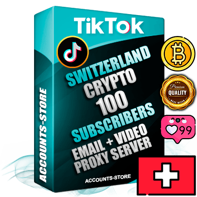 Professional Swiss PREMIUM TikTok accounts of manual registration and farming for the CRYPTO niche with high trust history profile photos and videos — fully themed and optimized for CRYPTO advertising and promotion — 100 niche-related live active subscribers 2018–2022 registration years Verified Email (included) + Cookie JSON for secure import and login to the account + User Agent + high-quality content filling (profile photo banner and videos). Fully ready for targeted campaigns and ad launches from any country. Perfectly holds ads without bans. Ideal for any earning schemes affiliate promotions and marketing projects. Quality unlimited IPv4 proxy server included.