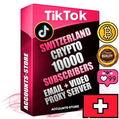 Professional Swiss PREMIUM TikTok accounts of manual registration and farming for the CRYPTO niche with high trust history profile photos and videos — fully themed and optimized for CRYPTO advertising and promotion — 10000 niche-related live active subscribers 2018–2022 registration years Verified Email (included) + Cookie JSON for secure import and login to the account + User Agent + high-quality content filling (profile photo banner and videos). Fully ready for targeted campaigns and ad launches from any country. Perfectly holds ads without bans. Ideal for any earning schemes affiliate promotions and marketing projects. Quality unlimited IPv4 proxy server included. Professional Swiss PREMIUM TikTok accounts of manual registration and farming for the CRYPTO niche with high trust history profile photos and videos — fully themed and optimized for CRYPTO advertising and promotion — 10000 niche-related live active subscribers 2018–2022 registration years Verified Email (included) + Cookie JSON for secure import and login to the account + User Agent + high-quality content filling (profile photo banner and videos). Fully ready for targeted campaigns and ad launches from any country. Perfectly holds ads without bans. Ideal for any earning schemes affiliate promotions and marketing projects. Quality unlimited IPv4 proxy server included.