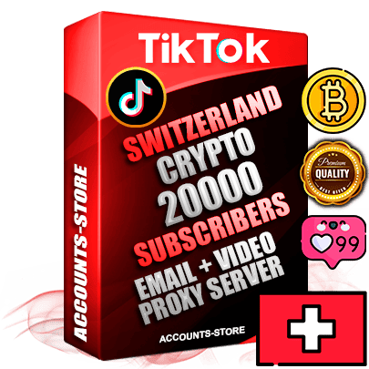 Professional Swiss PREMIUM TikTok accounts of manual registration and farming for the CRYPTO niche with high trust history profile photos and videos — fully themed and optimized for CRYPTO advertising and promotion — 20000 niche-related live active subscribers 2018–2022 registration years Verified Email (included) + Cookie JSON for secure import and login to the account + User Agent + high-quality content filling (profile photo banner and videos). Fully ready for targeted campaigns and ad launches from any country. Perfectly holds ads without bans. Ideal for any earning schemes affiliate promotions and marketing projects. Quality unlimited IPv4 proxy server included. Professional Swiss PREMIUM TikTok accounts of manual registration and farming for the CRYPTO niche with high trust history profile photos and videos — fully themed and optimized for CRYPTO advertising and promotion — 20000 niche-related live active subscribers 2018–2022 registration years Verified Email (included) + Cookie JSON for secure import and login to the account + User Agent + high-quality content filling (profile photo banner and videos). Fully ready for targeted campaigns and ad launches from any country. Perfectly holds ads without bans. Ideal for any earning schemes affiliate promotions and marketing projects. Quality unlimited IPv4 proxy server included.