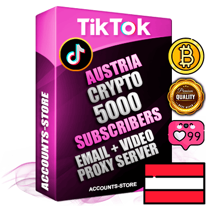 Professional Austrian PREMIUM TikTok accounts of manual registration and farming for the CRYPTO niche with high trust history profile photos and videos — fully themed and optimized for CRYPTO advertising and promotion — 5000 niche-related live active subscribers 2018–2022 registration years Verified Email (included) + Cookie JSON for secure import and login to the account + User Agent + high-quality content filling (profile photo banner and videos). Fully ready for targeted campaigns and ad launches from any country. Perfectly holds ads without bans. Ideal for any earning schemes affiliate promotions and marketing projects. Quality unlimited IPv4 proxy server included.