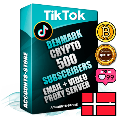 Professional Danish PREMIUM TikTok accounts of manual registration and farming for the CRYPTO niche with high trust history profile photos and videos — fully themed and optimized for CRYPTO advertising and promotion — 500 niche-related live active subscribers 2018–2022 registration years Verified Email (included) + Cookie JSON for secure import and login to the account + User Agent + high-quality content filling (profile photo banner and videos). Fully ready for targeted campaigns and ad launches from any country. Perfectly holds ads without bans. Ideal for any earning schemes affiliate promotions and marketing projects. Quality unlimited IPv4 proxy server included.