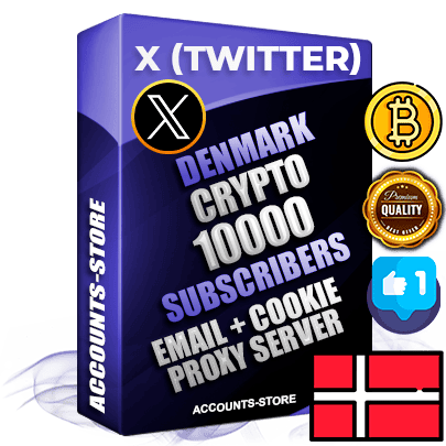 Professional Danish PREMIUM X (Twitter) accounts of manual registration and farming for the CRYPTO niche with high trust history photos and tweets — fully themed and optimized for CRYPTO advertising and promotion — 10000 niche-related live active followers 2009–2014 registration year Verified Email (Included) + Cookie JSON for secure import and login to the account + User Agent + High-quality filling (Photo Header Posts). Fully ready for targeted campaigns and ad launches from any country. Perfectly hold ads without bans. Ideal for any earning schemes affiliate promotions and marketing projects. Quality unlimited IPv4 proxy server included. Professional Danish PREMIUM X (Twitter) accounts of manual registration and farming for the CRYPTO niche with high trust history photos and tweets — fully themed and optimized for CRYPTO advertising and promotion — 10000 niche-related live active followers 2009–2014 registration year Verified Email (Included) + Cookie JSON for secure import and login to the account + User Agent + High-quality filling (Photo Header Posts). Fully ready for targeted campaigns and ad launches from any country. Perfectly hold ads without bans. Ideal for any earning schemes affiliate promotions and marketing projects. Quality unlimited IPv4 proxy server included.