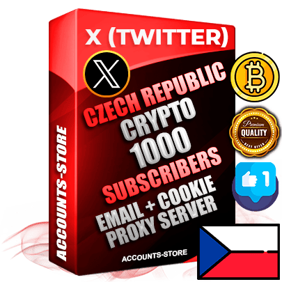 Professional Czech PREMIUM X (Twitter) accounts of manual registration and farming for the CRYPTO niche with high trust history photos and tweets — fully themed and optimized for CRYPTO advertising and promotion — 1000 niche-related live active followers 2009–2014 registration year Verified Email (Included) + Cookie JSON for secure import and login to the account + User Agent + High-quality filling (Photo Header Posts). Fully ready for targeted campaigns and ad launches from any country. Perfectly hold ads without bans. Ideal for any earning schemes affiliate promotions and marketing projects. Quality unlimited IPv4 proxy server included. Professional Czech PREMIUM X (Twitter) accounts of manual registration and farming for the CRYPTO niche with high trust history photos and tweets — fully themed and optimized for CRYPTO advertising and promotion — 1000 niche-related live active followers 2009–2014 registration year Verified Email (Included) + Cookie JSON for secure import and login to the account + User Agent + High-quality filling (Photo Header Posts). Fully ready for targeted campaigns and ad launches from any country. Perfectly hold ads without bans. Ideal for any earning schemes affiliate promotions and marketing projects. Quality unlimited IPv4 proxy server included.