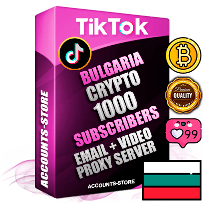 Professional Bulgarian PREMIUM TikTok accounts of manual registration and farming for the CRYPTO niche with high trust history profile photos and videos — fully themed and optimized for CRYPTO advertising and promotion — 1000 niche-related live active subscribers 2018–2022 registration years Verified Email (included) + Cookie JSON for secure import and login to the account + User Agent + high-quality content filling (profile photo banner and videos). Fully ready for targeted campaigns and ad launches from any country. Perfectly holds ads without bans. Ideal for any earning schemes affiliate promotions and marketing projects. Quality unlimited IPv4 proxy server included. Professional Bulgarian PREMIUM TikTok accounts of manual registration and farming for the CRYPTO niche with high trust history profile photos and videos — fully themed and optimized for CRYPTO advertising and promotion — 1000 niche-related live active subscribers 2018–2022 registration years Verified Email (included) + Cookie JSON for secure import and login to the account + User Agent + high-quality content filling (profile photo banner and videos). Fully ready for targeted campaigns and ad launches from any country. Perfectly holds ads without bans. Ideal for any earning schemes affiliate promotions and marketing projects. Quality unlimited IPv4 proxy server included.