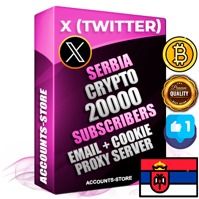 Professional Serbian PREMIUM X (Twitter) accounts of manual registration and farming for the CRYPTO niche with high trust history photos and tweets — fully themed and optimized for CRYPTO advertising and promotion — 20000 niche-related live active followers 2009–2014 registration year Verified Email (Included) + Cookie JSON for secure import and login to the account + User Agent + High-quality filling (Photo Header Posts). Fully ready for targeted campaigns and ad launches from any country. Perfectly hold ads without bans. Ideal for any earning schemes affiliate promotions and marketing projects. Quality unlimited IPv4 proxy server included.