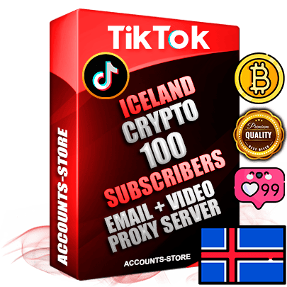 Professional Icelandic PREMIUM TikTok accounts of manual registration and farming for the CRYPTO niche with high trust history profile photos and videos — fully themed and optimized for CRYPTO advertising and promotion — 100 niche-related live active subscribers 2018–2022 registration years Verified Email (included) + Cookie JSON for secure import and login to the account + User Agent + high-quality content filling (profile photo banner and videos). Fully ready for targeted campaigns and ad launches from any country. Perfectly holds ads without bans. Ideal for any earning schemes affiliate promotions and marketing projects. Quality unlimited IPv4 proxy server included. Professional Icelandic PREMIUM TikTok accounts of manual registration and farming for the CRYPTO niche with high trust history profile photos and videos — fully themed and optimized for CRYPTO advertising and promotion — 100 niche-related live active subscribers 2018–2022 registration years Verified Email (included) + Cookie JSON for secure import and login to the account + User Agent + high-quality content filling (profile photo banner and videos). Fully ready for targeted campaigns and ad launches from any country. Perfectly holds ads without bans. Ideal for any earning schemes affiliate promotions and marketing projects. Quality unlimited IPv4 proxy server included.