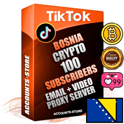 Professional Bosnian PREMIUM TikTok accounts of manual registration and farming for the CRYPTO niche with high trust history profile photos and videos — fully themed and optimized for CRYPTO advertising and promotion — 100 niche-related live active subscribers 2018–2022 registration years Verified Email (included) + Cookie JSON for secure import and login to the account + User Agent + high-quality content filling (profile photo banner and videos). Fully ready for targeted campaigns and ad launches from any country. Perfectly holds ads without bans. Ideal for any earning schemes affiliate promotions and marketing projects. Quality unlimited IPv4 proxy server included.