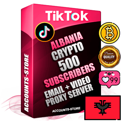 Professional Albanian PREMIUM TikTok accounts of manual registration and farming for the CRYPTO niche with high trust history profile photos and videos — fully themed and optimized for CRYPTO advertising and promotion — 500 niche-related live active subscribers 2018–2022 registration years Verified Email (included) + Cookie JSON for secure import and login to the account + User Agent + high-quality content filling (profile photo banner and videos). Fully ready for targeted campaigns and ad launches from any country. Perfectly holds ads without bans. Ideal for any earning schemes affiliate promotions and marketing projects. Quality unlimited IPv4 proxy server included.