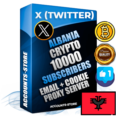 Professional Albanian PREMIUM X (Twitter) accounts of manual registration and farming for the CRYPTO niche with high trust history photos and tweets — fully themed and optimized for CRYPTO advertising and promotion — 10000 niche-related live active followers 2009–2014 registration year Verified Email (Included) + Cookie JSON for secure import and login to the account + User Agent + High-quality filling (Photo Header Posts). Fully ready for targeted campaigns and ad launches from any country. Perfectly hold ads without bans. Ideal for any earning schemes affiliate promotions and marketing projects. Quality unlimited IPv4 proxy server included. Professional Albanian PREMIUM X (Twitter) accounts of manual registration and farming for the CRYPTO niche with high trust history photos and tweets — fully themed and optimized for CRYPTO advertising and promotion — 10000 niche-related live active followers 2009–2014 registration year Verified Email (Included) + Cookie JSON for secure import and login to the account + User Agent + High-quality filling (Photo Header Posts). Fully ready for targeted campaigns and ad launches from any country. Perfectly hold ads without bans. Ideal for any earning schemes affiliate promotions and marketing projects. Quality unlimited IPv4 proxy server included.