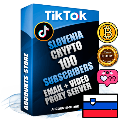 Professional Slovenian PREMIUM TikTok accounts of manual registration and farming for the CRYPTO niche with high trust history profile photos and videos — fully themed and optimized for CRYPTO advertising and promotion — 100 niche-related live active subscribers 2018–2022 registration years Verified Email (included) + Cookie JSON for secure import and login to the account + User Agent + high-quality content filling (profile photo banner and videos). Fully ready for targeted campaigns and ad launches from any country. Perfectly holds ads without bans. Ideal for any earning schemes affiliate promotions and marketing projects. Quality unlimited IPv4 proxy server included.