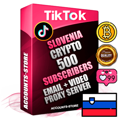 Professional Slovenian PREMIUM TikTok accounts of manual registration and farming for the CRYPTO niche with high trust history profile photos and videos — fully themed and optimized for CRYPTO advertising and promotion — 500 niche-related live active subscribers 2018–2022 registration years Verified Email (included) + Cookie JSON for secure import and login to the account + User Agent + high-quality content filling (profile photo banner and videos). Fully ready for targeted campaigns and ad launches from any country. Perfectly holds ads without bans. Ideal for any earning schemes affiliate promotions and marketing projects. Quality unlimited IPv4 proxy server included. Professional Slovenian PREMIUM TikTok accounts of manual registration and farming for the CRYPTO niche with high trust history profile photos and videos — fully themed and optimized for CRYPTO advertising and promotion — 500 niche-related live active subscribers 2018–2022 registration years Verified Email (included) + Cookie JSON for secure import and login to the account + User Agent + high-quality content filling (profile photo banner and videos). Fully ready for targeted campaigns and ad launches from any country. Perfectly holds ads without bans. Ideal for any earning schemes affiliate promotions and marketing projects. Quality unlimited IPv4 proxy server included.
