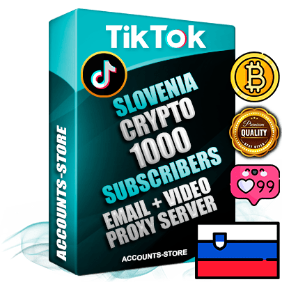 Professional Slovenian PREMIUM TikTok accounts of manual registration and farming for the CRYPTO niche with high trust history profile photos and videos — fully themed and optimized for CRYPTO advertising and promotion — 1000 niche-related live active subscribers 2018–2022 registration years Verified Email (included) + Cookie JSON for secure import and login to the account + User Agent + high-quality content filling (profile photo banner and videos). Fully ready for targeted campaigns and ad launches from any country. Perfectly holds ads without bans. Ideal for any earning schemes affiliate promotions and marketing projects. Quality unlimited IPv4 proxy server included. Professional Slovenian PREMIUM TikTok accounts of manual registration and farming for the CRYPTO niche with high trust history profile photos and videos — fully themed and optimized for CRYPTO advertising and promotion — 1000 niche-related live active subscribers 2018–2022 registration years Verified Email (included) + Cookie JSON for secure import and login to the account + User Agent + high-quality content filling (profile photo banner and videos). Fully ready for targeted campaigns and ad launches from any country. Perfectly holds ads without bans. Ideal for any earning schemes affiliate promotions and marketing projects. Quality unlimited IPv4 proxy server included.