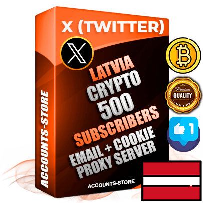 Professional Latvian PREMIUM X (Twitter) accounts of manual registration and farming for the CRYPTO niche with high trust history photos and tweets — fully themed and optimized for CRYPTO advertising and promotion — 500 niche-related live active followers 2009–2014 registration year Verified Email (Included) + Cookie JSON for secure import and login to the account + User Agent + High-quality filling (Photo Header Posts). Fully ready for targeted campaigns and ad launches from any country. Perfectly hold ads without bans. Ideal for any earning schemes affiliate promotions and marketing projects. Quality unlimited IPv4 proxy server included.