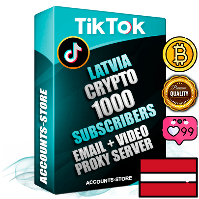 Professional Latvian PREMIUM TikTok accounts of manual registration and farming for the CRYPTO niche with high trust history profile photos and videos — fully themed and optimized for CRYPTO advertising and promotion — 1000 niche-related live active subscribers 2018–2022 registration years Verified Email (included) + Cookie JSON for secure import and login to the account + User Agent + high-quality content filling (profile photo banner and videos). Fully ready for targeted campaigns and ad launches from any country. Perfectly holds ads without bans. Ideal for any earning schemes affiliate promotions and marketing projects. Quality unlimited IPv4 proxy server included.