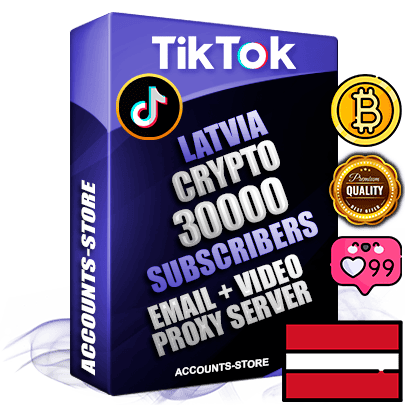 Professional Latvian PREMIUM TikTok accounts of manual registration and farming for the CRYPTO niche with high trust history profile photos and videos — fully themed and optimized for CRYPTO advertising and promotion — 30000 niche-related live active subscribers 2018–2022 registration years Verified Email (included) + Cookie JSON for secure import and login to the account + User Agent + high-quality content filling (profile photo banner and videos). Fully ready for targeted campaigns and ad launches from any country. Perfectly holds ads without bans. Ideal for any earning schemes affiliate promotions and marketing projects. Quality unlimited IPv4 proxy server included.