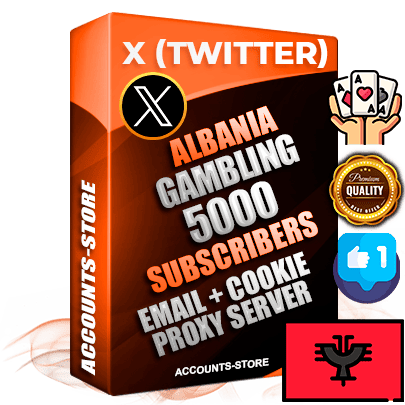 Professional Albanian PREMIUM X (Twitter) accounts of manual registration and farming for the GAMBLING niche with high trust history photos and tweets — fully themed and optimized for GAMBLING advertising and promotion — 5000 niche-related live active followers 2009–2014 registration year Verified Email (Included) + Cookie JSON for secure import and login to the account + User Agent + High-quality filling (Photo Header Posts). Fully ready for targeted campaigns and ad launches from any country. Perfectly hold ads without bans. Ideal for any earning schemes affiliate promotions and marketing projects. Quality unlimited IPv4 proxy server included. Professional Albanian PREMIUM X (Twitter) accounts of manual registration and farming for the GAMBLING niche with high trust history photos and tweets — fully themed and optimized for GAMBLING advertising and promotion — 5000 niche-related live active followers 2009–2014 registration year Verified Email (Included) + Cookie JSON for secure import and login to the account + User Agent + High-quality filling (Photo Header Posts). Fully ready for targeted campaigns and ad launches from any country. Perfectly hold ads without bans. Ideal for any earning schemes affiliate promotions and marketing projects. Quality unlimited IPv4 proxy server included.