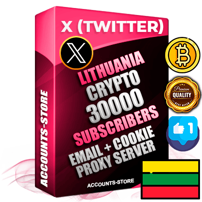 Professional Lithuanian PREMIUM X (Twitter) accounts of manual registration and farming for the CRYPTO niche with high trust history photos and tweets — fully themed and optimized for CRYPTO advertising and promotion — 30000 niche-related live active followers 2009–2014 registration year Verified Email (Included) + Cookie JSON for secure import and login to the account + User Agent + High-quality filling (Photo Header Posts). Fully ready for targeted campaigns and ad launches from any country. Perfectly hold ads without bans. Ideal for any earning schemes affiliate promotions and marketing projects. Quality unlimited IPv4 proxy server included. Professional Lithuanian PREMIUM X (Twitter) accounts of manual registration and farming for the CRYPTO niche with high trust history photos and tweets — fully themed and optimized for CRYPTO advertising and promotion — 30000 niche-related live active followers 2009–2014 registration year Verified Email (Included) + Cookie JSON for secure import and login to the account + User Agent + High-quality filling (Photo Header Posts). Fully ready for targeted campaigns and ad launches from any country. Perfectly hold ads without bans. Ideal for any earning schemes affiliate promotions and marketing projects. Quality unlimited IPv4 proxy server included.